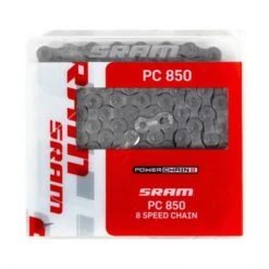 47.2708.114.005 Sram Cadena PC850 114 Eslabones Plata 8 Vel.