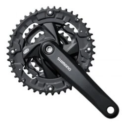 Bielas Shimano FC-M371 48/36/26 9 Veloc. 175mm Negro