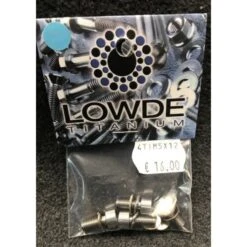Bolsa De 4 Tornillos M5 X12 Mm Lowde Titanium