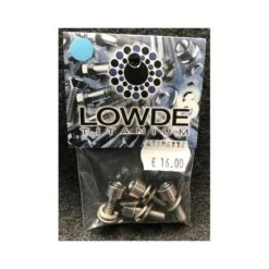 Bolsa De 4 Tornillos M6 X 12 O 16 Mm Lowde Titanium