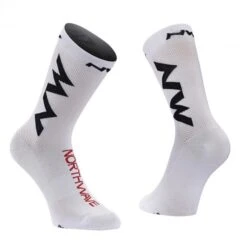 Calcetin Alto Northwave Extreme Air Blanco-negro-rojo Unisex