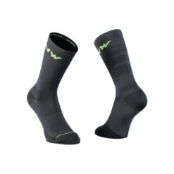 Calcetin Alto Northwave Extreme Pro Negro-lima-fluor Unisex