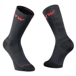 Calcetin Alto Northwave Extreme Pro Negro-rojo Unisex
