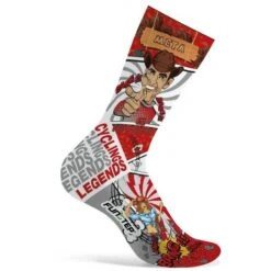 Calcetines Altos Funstep Contador Rojo Blanco