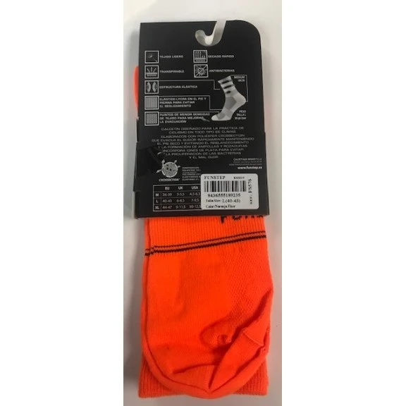 Calcetines Altos FunStep Essencial Naranja - Imagen 2