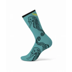 Calcetines Altos Funstep Freewaves Caballo De Mar Turquesa