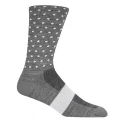 Calcetines Altos Giro Seasomal Merino Wool Charcoal-white