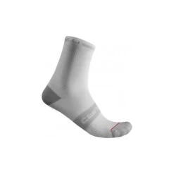 Calcetines Corto Ciclista Castelli Superleggera T12 Blanco