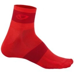 Calcetines Cortos Giro Racer Race Brigth Red