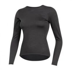 Camiseta Interior Manga Larga Pearl Izumi Merino Negro Mujer
