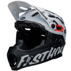 Casco Bell Super DH Spherical Black White-fasthouse