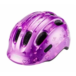 Casco Bicicleta Abus Smiley 2.0 Morado Star Infantil