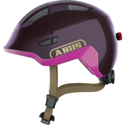 Casco Bicicleta Abus Smiley 3.0 Ace Led Royal Purple