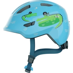 Casco Bicicleta Abus Smiley 3.0 Blue Croco Infantil