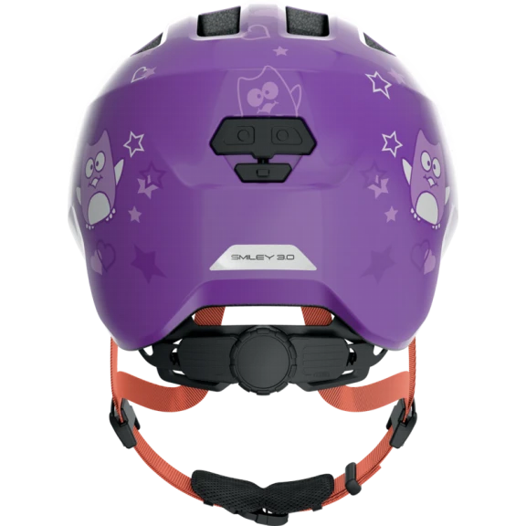 Casco Bicicleta Abus Smiley 3.0 Purple Star Infantil - Imagen 3