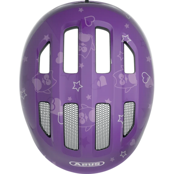 Casco Bicicleta Abus Smiley 3.0 Purple Star Infantil - Imagen 4
