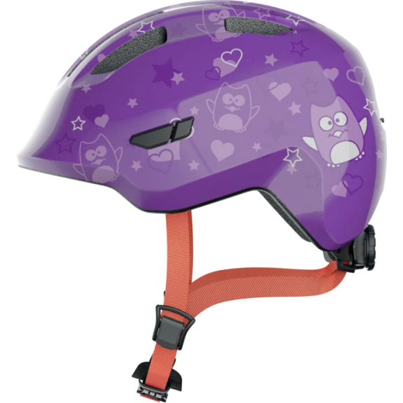 Casco Bicicleta Abus Smiley 3.0 Purple Star Infantil
