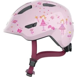 Casco Bicicleta Abus Smiley 3.0 Rose Princess Infantil