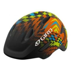 Casco Bicicleta Giro Scamp Black Check Fade Infantil