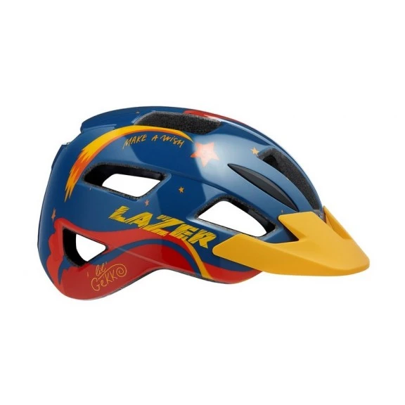 Casco Bicicleta Lazer Lil Gekko Star Infantil - Imagen 2