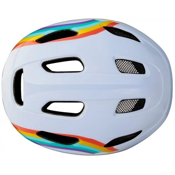Casco Bicicleta Lazer Pnut Kineticore Arcoiris Infantil - Imagen 5