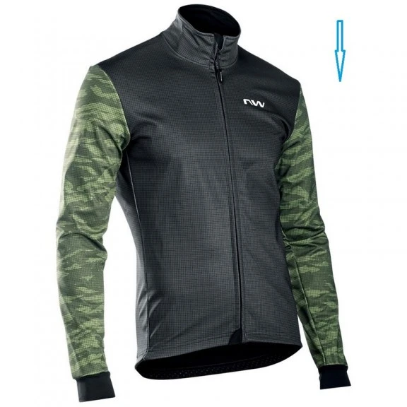 Chaqueta Northwave Blade Tp Negro-verde Forest Hombre