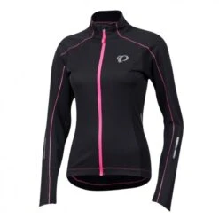 Chaqueta Pearl Izumi Elite Pursuit Shell Negro-rosa Mujer