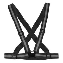 Cinto Reflectante Wowow Cross Belt Negro Reflectante