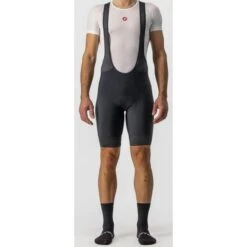 Culote Ciclista Corto Con Tirantes Castelli Entrada Negro