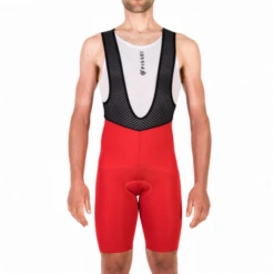 Culote Corto Pissei Prima Pelle Tirantes Rojo