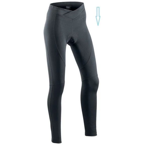 Culote Largo Northwave Crystal Ms Negro Mujer - Imagen 2