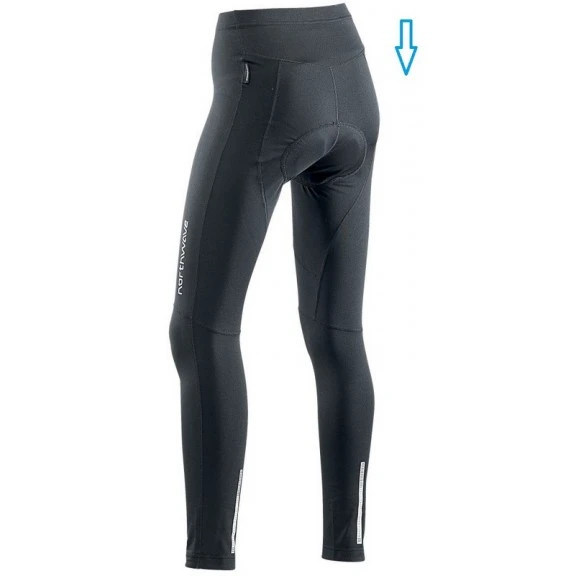 Culote Largo Northwave Crystal Ms Negro Mujer