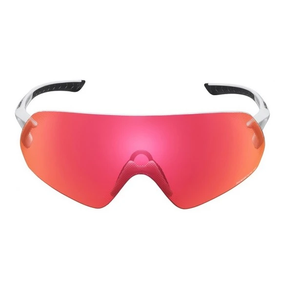 Gafas Shimano Ciclismo Aerolite ARLP1RD Blanco Road - Imagen 2