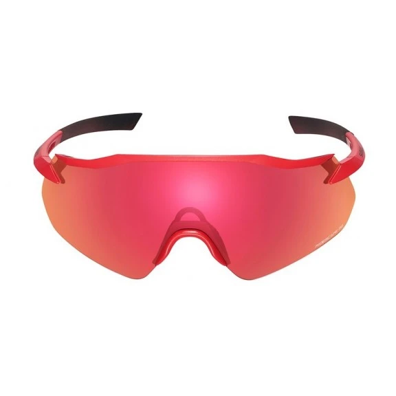 Gafas Shimano Ciclismo Equinox 4 Metallic Red White - Imagen 2