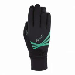 Guante Roeckl Wilora Ladies Negro Turquesa