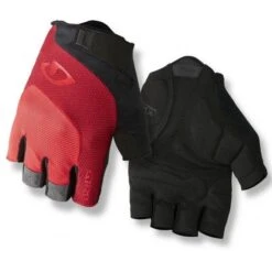Guantes Cortos Ciclismo Giro Bravo Gel Bright Red Unisex