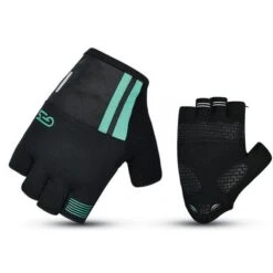 Guantes Cortos Ciclista Ges Course Negro Unisex