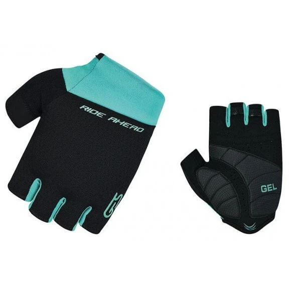 Guantes Cortos Ges Master Negro-celeste Unisex