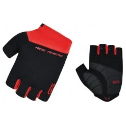 Guantes Cortos Ges Master Negro-rojo Unisex
