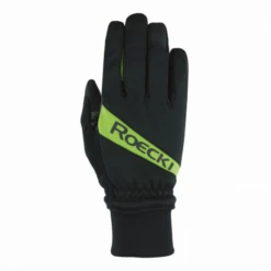 Guantes Roeckl Rofan Goretex Infinium Negro Amarillo