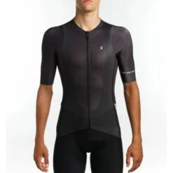 Maillot Ciclista Manga Corta Inverse Fera Black Unisex