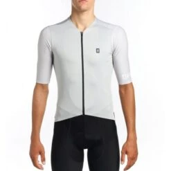 Maillot Ciclista Manga Corta Inverse Saty Grey Unisex