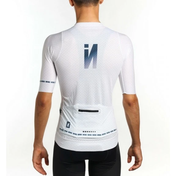 Maillot Cilcista Manga Corta Inverse Fera White Unsex - Imagen 2