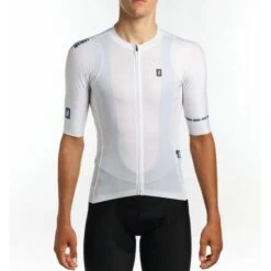 Maillot Cilcista Manga Corta Inverse Fera White Unsex