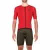 Maillot Corto Pissei Prima Pelle Rojo