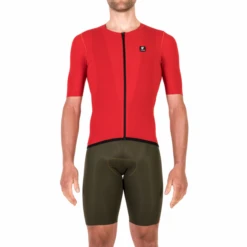 Maillot Corto Pissei Prima Pelle Rojo