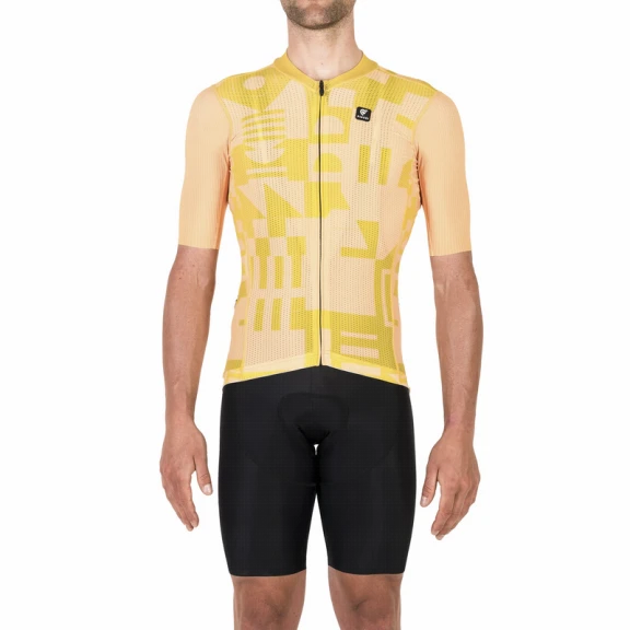 Maillot Corto Pissei Sanremo Amarillo