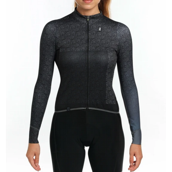 Maillot Inverse Dordachas Manga Larga Negro Mujer