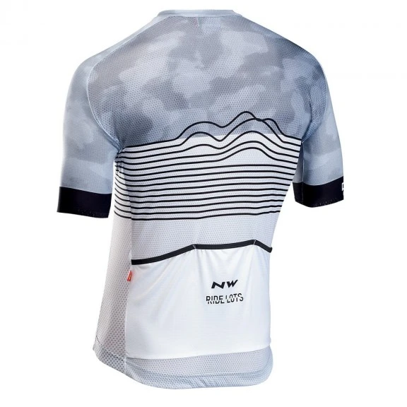 Maillot Manca Corta Northwave Blade Mujer Color Blanco-negro - Imagen 2