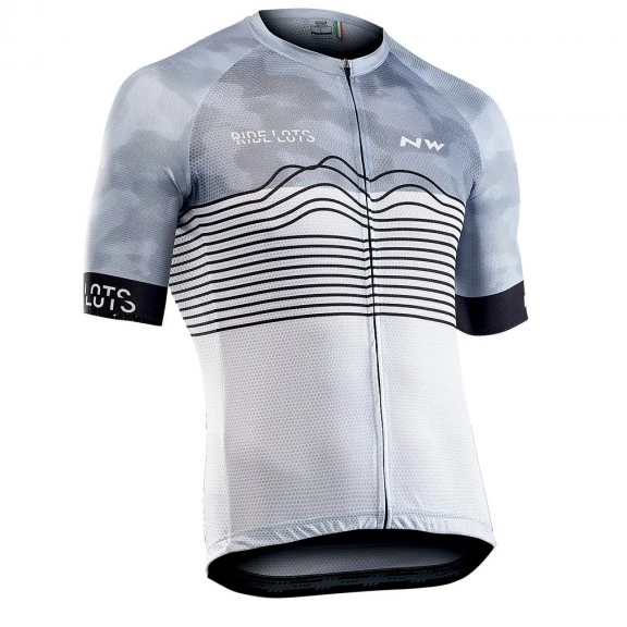 Maillot Manca Corta Northwave Blade Mujer Color Blanco-negro